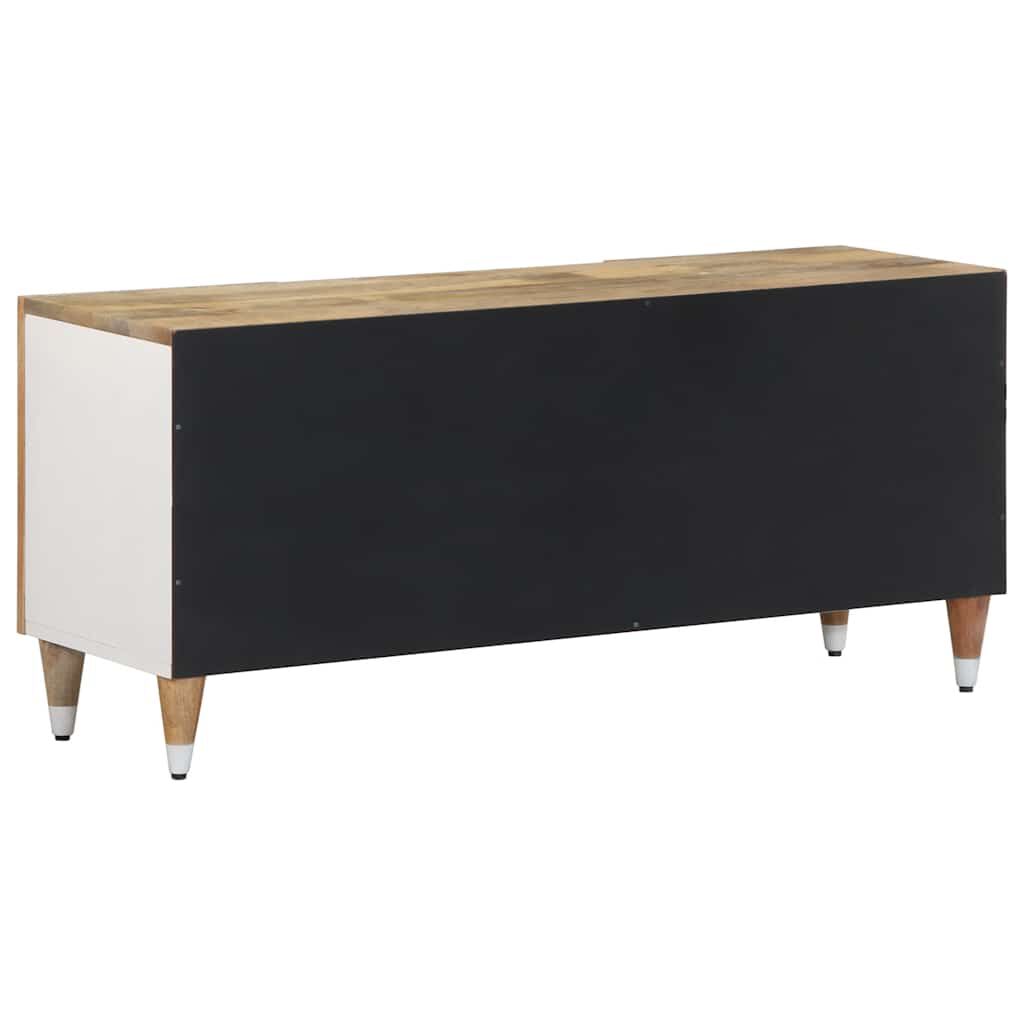 ντουλάπι τηλεόρασης vidaXL 105x33,5x46 cm μασίφ ξύλο Mango