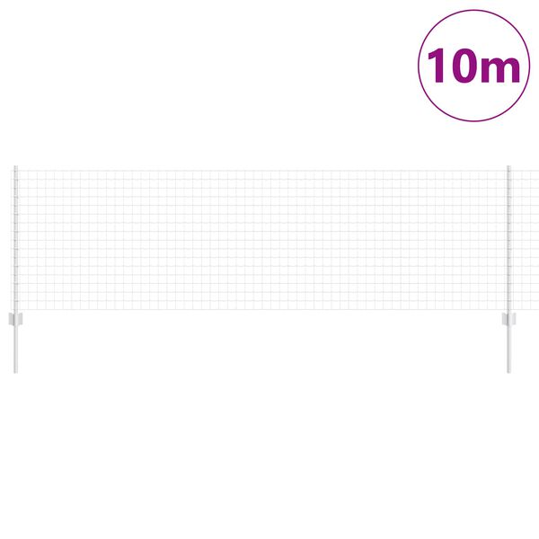 vidaXL &Tau;&epsilon;&nu;&tau;ώ&tau;&omicron; &mu;&epsilon; &sigma;&tau;ή&rho;&iota;&gamma;&mu;&alpha; &Alpha;&sigma;&eta;&mu;ί 0,8 x 10 m &Alpha;&tau;&sigma;ά&lambda;&iota;