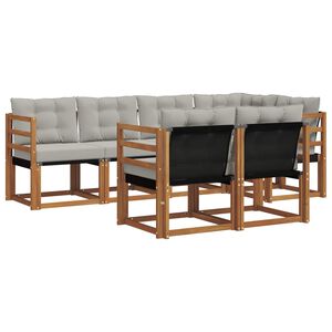 vidaXL &Sigma;&epsilon;&iota;&rho;ά &Kappa;&alpha;&nu;&alpha;&pi;έ &Epsilon;&xi;&omega;&tau;&epsilon;&rho;&iota;&kappa;&omicron;ύ 7 pcs &Phi;&upsilon;&sigma;&iota;&kappa;ό &kappa;&alpha;&iota; &Alpha;&nu;&omicron;&iota;&chi;&tau;ό &Gamma;&kappa;&rho;&iota;