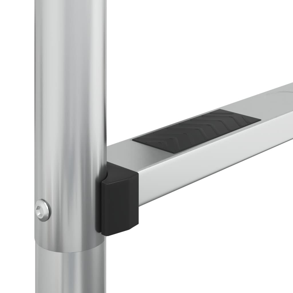 vidaXL Σκάλα Πισίνας 54 x 38 x 184,5 εκ. από Ανοξείδωτο Ατσάλι 304