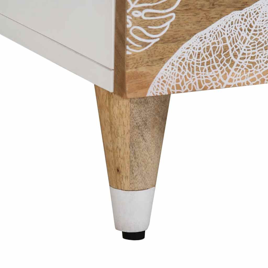 vidaXL Κομοδίνο 40x33,5x46 cm μασίφ ξύλο Mango