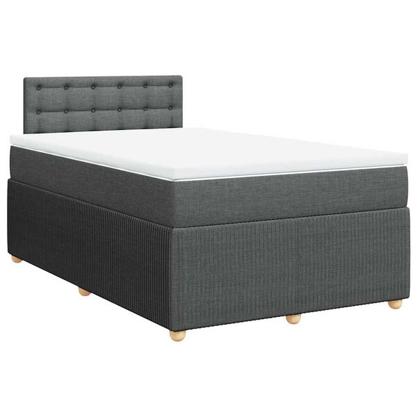 vidaXL &Kappa;&rho;&epsilon;&beta;ά&tau;&iota; Boxspring &mu;&epsilon; &Sigma;&tau;&rho;ώ&mu;&alpha; &Sigma;&kappa;&omicron;ύ&rho;&omicron; &Gamma;&kappa;&rho;&iota; 120x200 &epsilon;&kappa;. &Upsilon;&phi;&alpha;&sigma;&mu;ά&tau;&iota;&nu;&omicron;