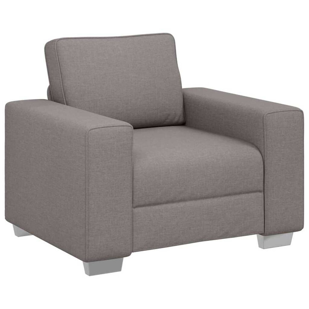 vidaXL Καναπές με μαξιλάρι Taupe 100 x 77 x 82 εκ ύφασμα