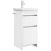 vidaXL &Kappa;&alpha;&theta;&rho;έ&phi;&tau;&eta;&sigmaf; &mu;&pi;ά&nu;&iota;&omicron;&upsilon; &mu;&epsilon; &nu;&iota;&pi;&tau;ή&rho;&alpha; &Lambda;&epsilon;&upsilon;&kappa;ό 42 x 40 x 84,5 &epsilon;&kappa;
