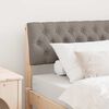 vidaXL Ταπετσαρισμένο κεφαλάρι Taupe 90 cm Στερεά ξυλεία πεύκου