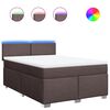 vidaXL &Kappa;&rho;&epsilon;&beta;ά&tau;&iota; Boxspring &mu;&epsilon; &Sigma;&tau;&rho;ώ&mu;&alpha; &Sigma;&kappa;&omicron;ύ&rho;&omicron; &Kappa;&alpha;&phi;έ 140x200 &epsilon;&kappa; &Upsilon;&phi;&alpha;&sigma;&mu;ά&tau;&iota;&nu;&omicron;