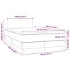 vidaXL &Kappa;&rho;&epsilon;&beta;ά&tau;&iota; Boxspring &mu;&epsilon; &Sigma;&tau;&rho;ώ&mu;&alpha; &Sigma;&kappa;&omicron;ύ&rho;&omicron; &Mu;&pi;&lambda;&epsilon; 120x200 &epsilon;&kappa;. &Beta;&epsilon;&lambda;&omicron;ύ&delta;&iota;&nu;&omicron;