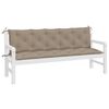 vidaXL &Mu;&alpha;&xi;&iota;&lambda;ά&rho;&iota;&alpha; &Pi;ά&gamma;&kappa;&omicron;&upsilon; &Kappa;ή&pi;&omicron;&upsilon; 2 &tau;&epsilon;&mu;. Taupe 180x50x7cm Ύ&phi;&alpha;&sigma;&mu;&alpha; Oxford
