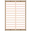 vidaXL Σκελετός κρεβατιού Honey Brown 150x200 cm King Size Μασίφ Ξύλο