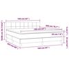 vidaXL &Kappa;&rho;&epsilon;&beta;ά&tau;&iota; Boxspring &mu;&epsilon; &Sigma;&tau;&rho;ώ&mu;&alpha; &Mu;&alpha;ύ&rho;&omicron; 160x200 &epsilon;&kappa;. &Upsilon;&phi;&alpha;&sigma;&mu;ά&tau;&iota;&nu;&omicron;