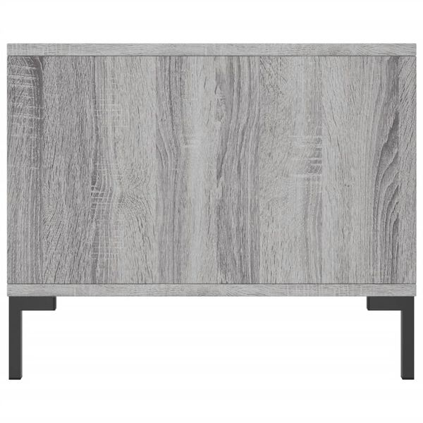 vidaXL Τραπεζάκι Σαλονιού Γκρι Sonoma 90x50x40 εκ. Επεξεργασμένο Ξύλο