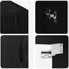 vidaXL Ντουλάπια Τοίχου 2 pcs Μαύρη δρυς 69.5 x 34 x 90 εκ.