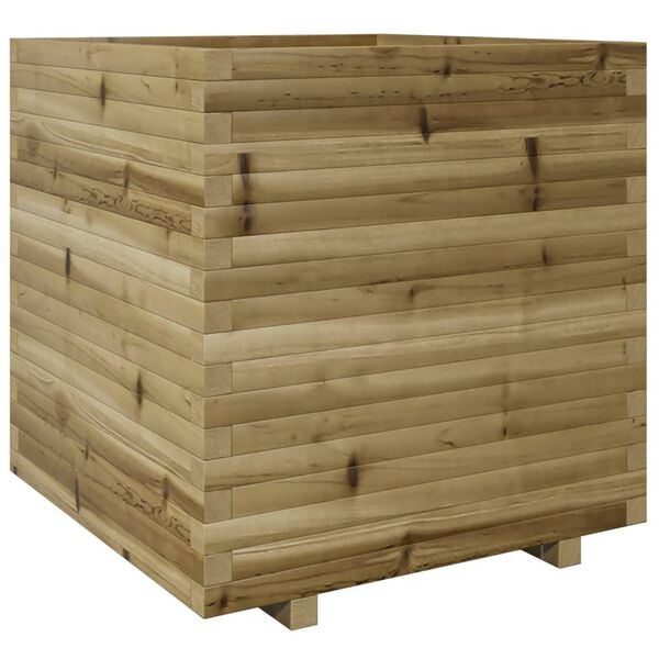vidaXL Ζαρντινιέρα Κήπου 70x70x72,5 εκ. από Εμποτισμένο Ξύλο Πεύκου
