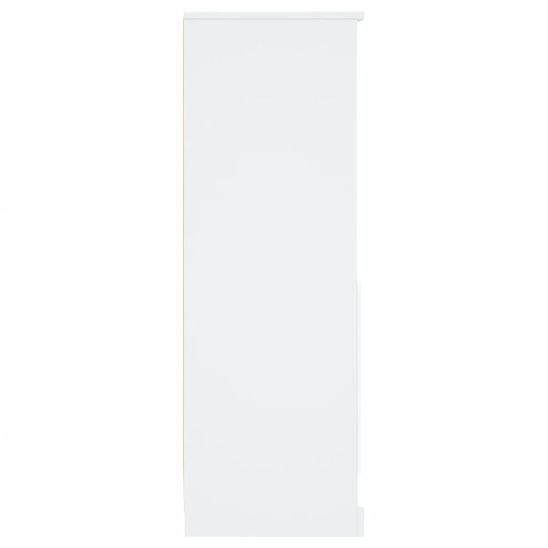 vidaXL Ντουλάπι Λευκό 36 x 35,5 x 103,5 εκ. από Επεξεργασμένο Ξύλο