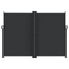 vidaXL Σκίαστρο Πλαϊνό Συρόμενο Μαύρο 180 x 600 εκ.