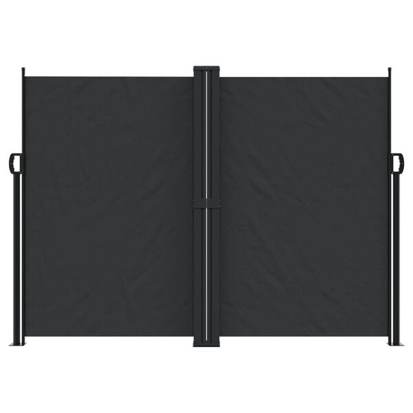 vidaXL Σκίαστρο Πλαϊνό Συρόμενο Μαύρο 180 x 600 εκ.