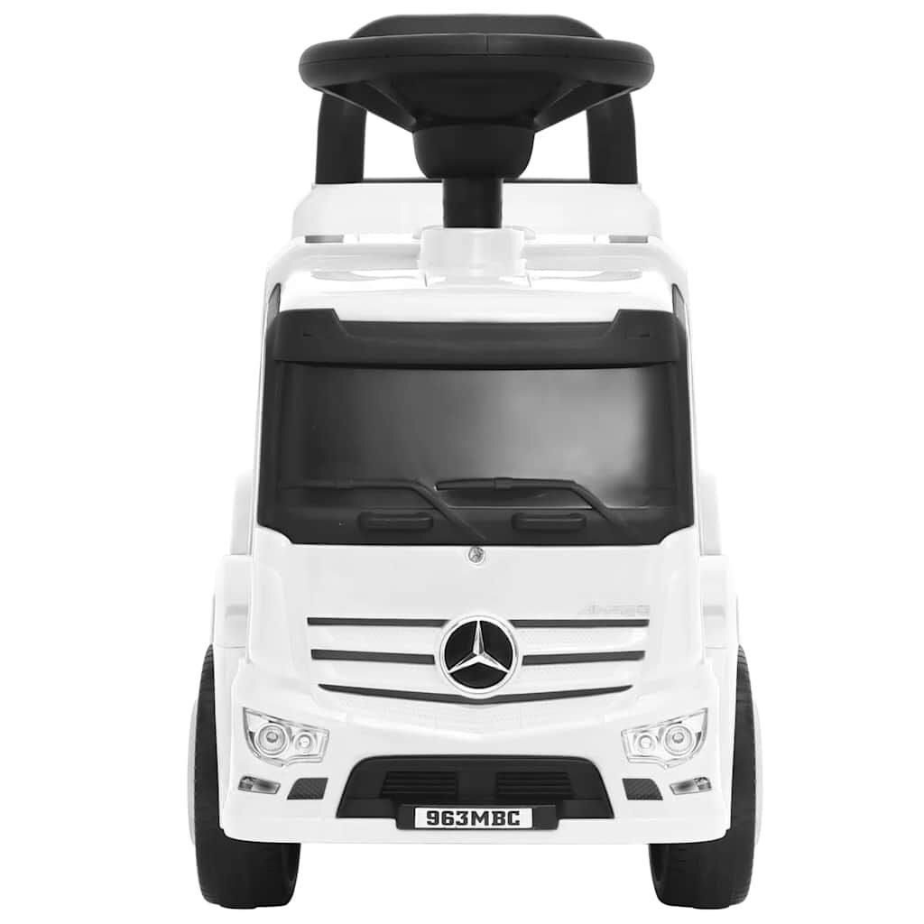 vidaXL Αυτοκίνητο Παιδικό Περπατούρα Mercedes-Benz Φορτηγό Λευκό