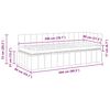 vidaXL Κρεβάτι Γωνίας με στρώμα Τιρκουάζ 80 x 200 cm Βελούδο