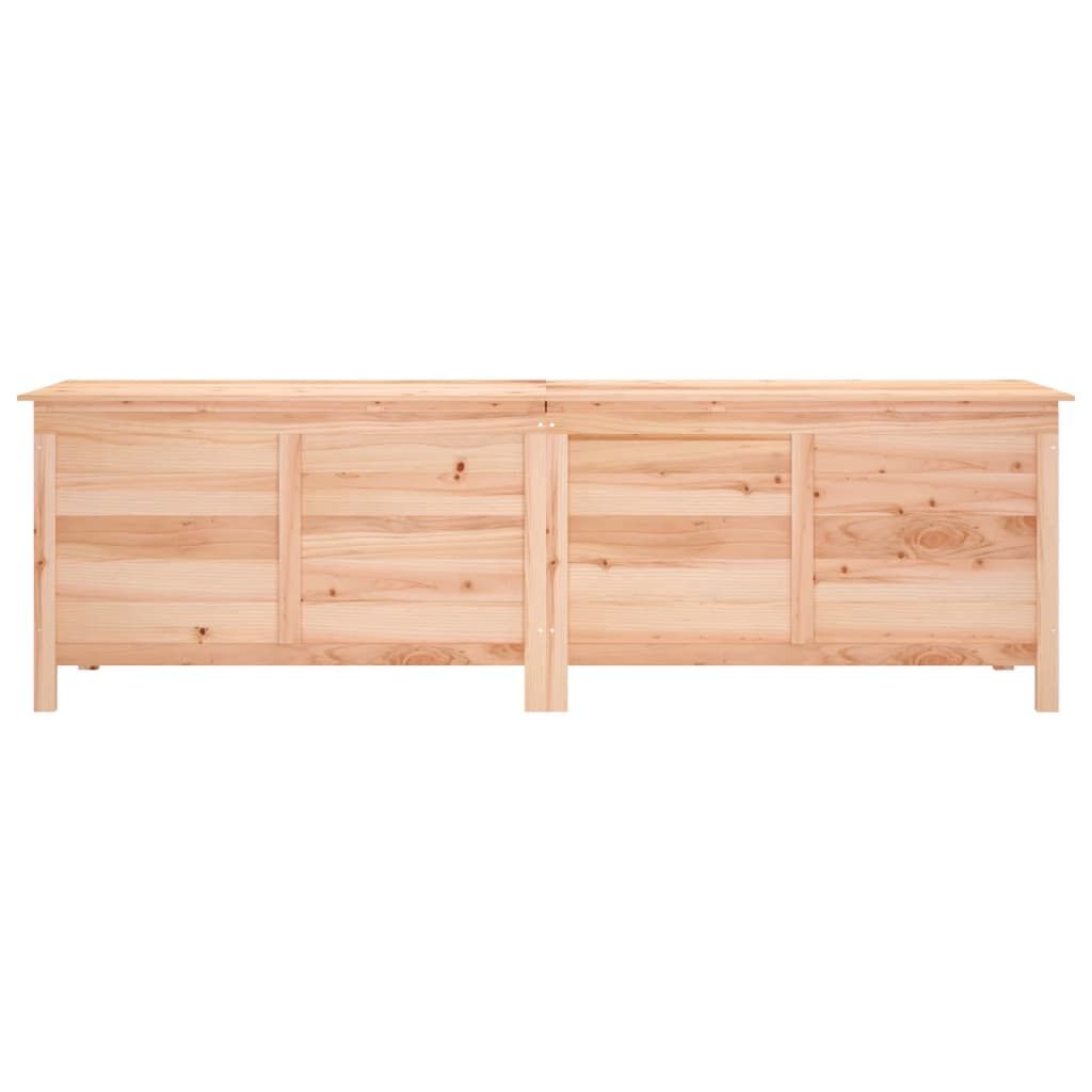 vidaXL Μπαούλο Αποθήκευσης Κήπου 198,5x50x56,5εκ από Μασίφ Ξύλο Ελάτης