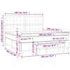 vidaXL &Kappa;&rho;&epsilon;&beta;ά&tau;&iota; Boxspring &mu;&epsilon; &Sigma;&tau;&rho;ώ&mu;&alpha; &Alpha;&nu;&omicron;&iota;&chi;&tau;ό &Gamma;&kappa;&rho;&iota; 180x200 &epsilon;&kappa;. &Upsilon;&phi;&alpha;&sigma;&mu;ά&tau;&iota;&nu;&omicron;