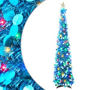 vidaXL &Pi;&tau;&upsilon;&sigma;&sigma;ό&mu;&epsilon;&nu;&omicron; &chi;&rho;&iota;&sigma;&tau;&omicron;&upsilon;&gamma;&epsilon;&nu;&nu;&iota;ά&tau;&iota;&kappa;&omicron; &delta;έ&nu;&tau;&rho;&omicron; LED &mu;&epsilon; &alpha;&sigma;&tau;έ&rho;&iota; &sigma;&tau;&eta;&nu; &kappa;&omicron;&rho;&upsilon;&phi;ή