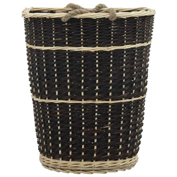 vidaXL Καλάθι Πλάτης για Μεταφορά Ξύλων 50x44x58 εκ. από Φυσική Ιτιά