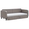 vidaXL Καναπές Κρεβάτι Συρόμενος Taupe 80x200 εκ. Υφασμάτινος Συρτάρια