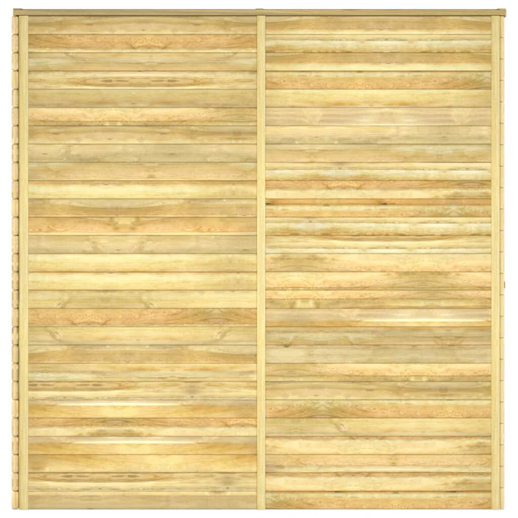 vidaXL Αποθήκη Κήπου 100x210x218 εκ. από Εμποτισμένο Ξύλο Πεύκου