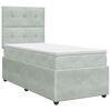 vidaXL &Kappa;&rho;&epsilon;&beta;ά&tau;&iota; box spring &mu;&epsilon; &sigma;&tau;&rho;ώ&mu;&alpha; &Alpha;&nu;&omicron;&iota;&chi;&tau;ό &gamma;&kappa;&rho;&iota; 90 x 200 cm &Beta;&epsilon;&lambda;&omicron;ύ&delta;&omicron;