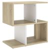 vidaXL &Kappa;&omicron;&mu;&omicron;&delta;ί&nu;&omicron; &Lambda;&epsilon;&upsilon;&kappa;ό/Sonoma &Delta;&rho;&upsilon;&sigmaf; 50 x 30 x 51,5 &epsilon;&kappa;. &alpha;&pi;ό &Mu;&omicron;&rho;&iota;&omicron;&sigma;&alpha;&nu;ί&delta;&alpha;
