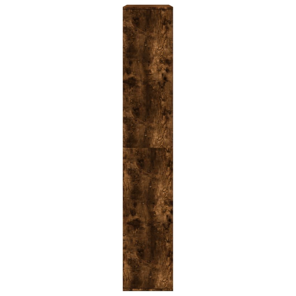 vidaXL Βιβλιοθήκη Καπνιστή Δρυς 100x33x187,5εκ. από Επεξεργασμένο Ξύλο