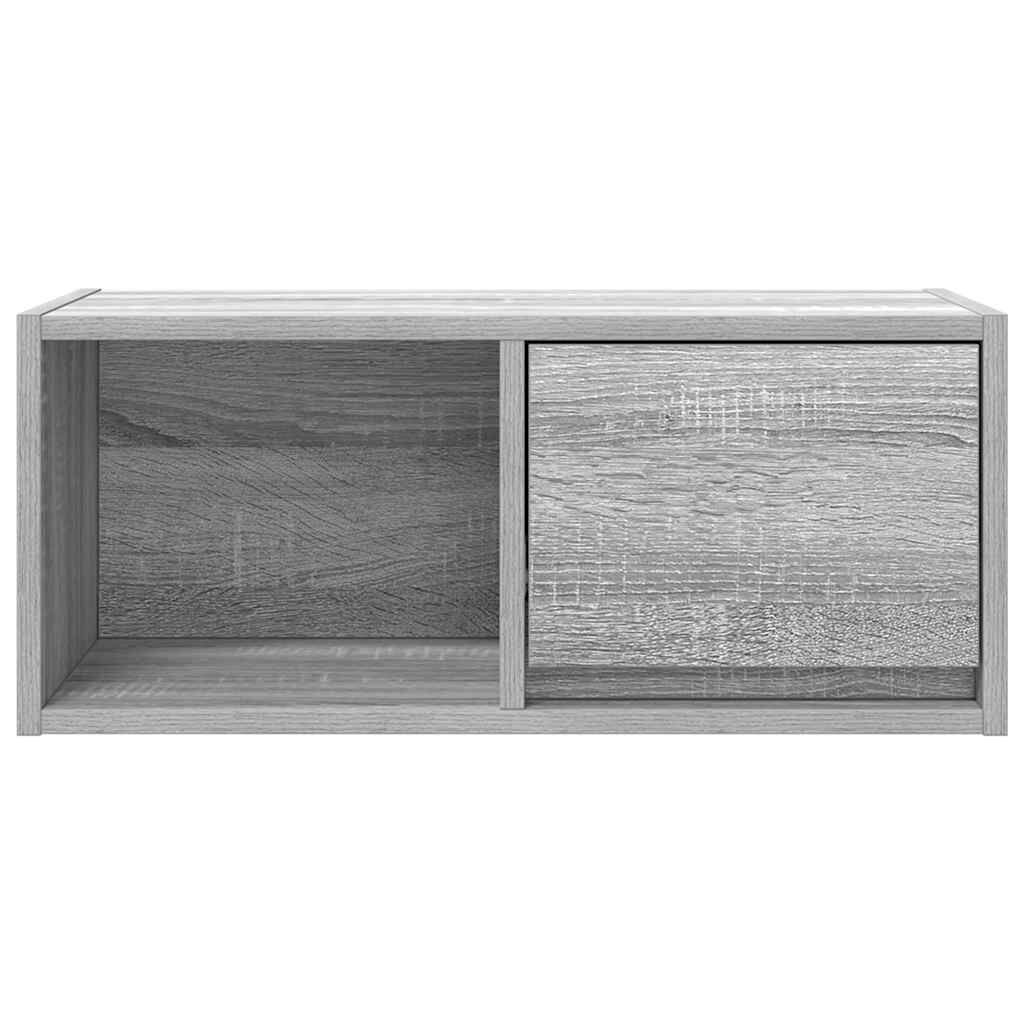 vidaXL Έπιπλο Τηλεόρασης Γκρι Sonoma 60x31x25,5 εκ. Επεξεργασμένο Ξύλο