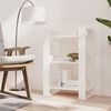 vidaXL Βιβλιοθήκη/Διαχωριστικό Χώρου Λευκό 60x35x91 εκ. Μασίφ Πεύκο