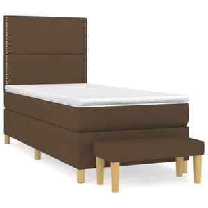 vidaXL &Kappa;&rho;&epsilon;&beta;ά&tau;&iota; Boxspring &mu;&epsilon; &Sigma;&tau;&rho;ώ&mu;&alpha; &Sigma;&kappa;&omicron;ύ&rho;&omicron; &Kappa;&alpha;&phi;έ 90x190 &epsilon;&kappa;. &Upsilon;&phi;&alpha;&sigma;&mu;ά&tau;&iota;&nu;&omicron;