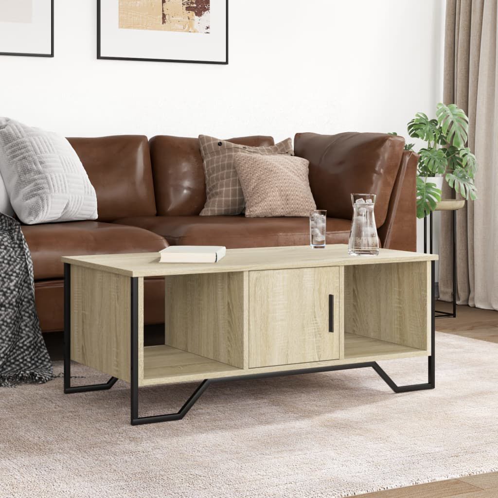 vidaXL Τραπεζάκι Σαλονιού Sonoma Δρυς 100x51x40 εκ. Επεξεργασμένο Ξύλο
