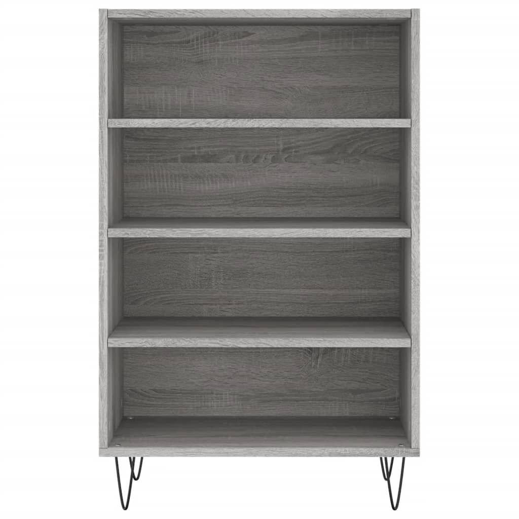 vidaXL Ραφιέρα Γκρι Sonoma 57 x 35 x 90 από Επεξεργασμένο Ξύλο