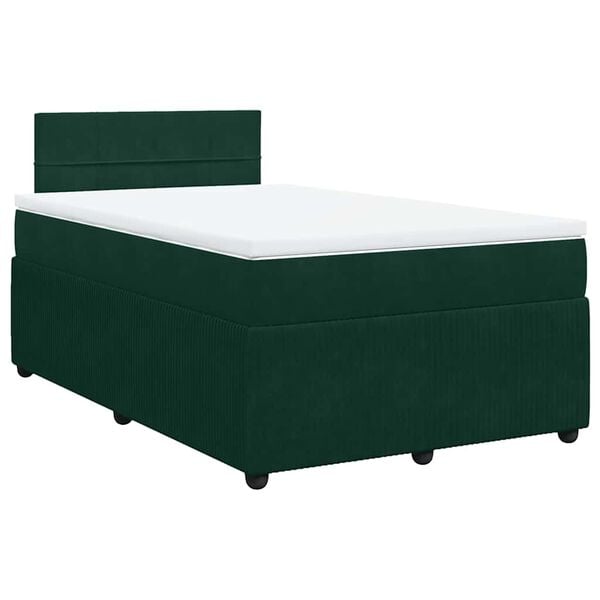 vidaXL &Kappa;&rho;&epsilon;&beta;ά&tau;&iota; Boxspring &mu;&epsilon; &Sigma;&tau;&rho;ώ&mu;&alpha; &Sigma;&kappa;&omicron;ύ&rho;&omicron; &Pi;&rho;ά&sigma;&iota;&nu;&omicron; 120x190&epsilon;&kappa;. &Beta;&epsilon;&lambda;&omicron;ύ&delta;&iota;&nu;&omicron;