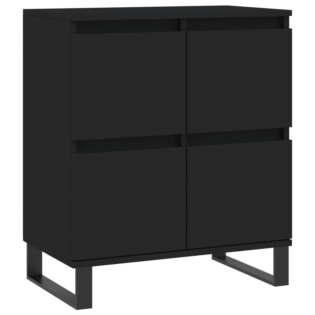 vidaXL Ντουλάπι Μαύρο 60x35x70 εκ. από Επεξεργασμένο Ξύλο