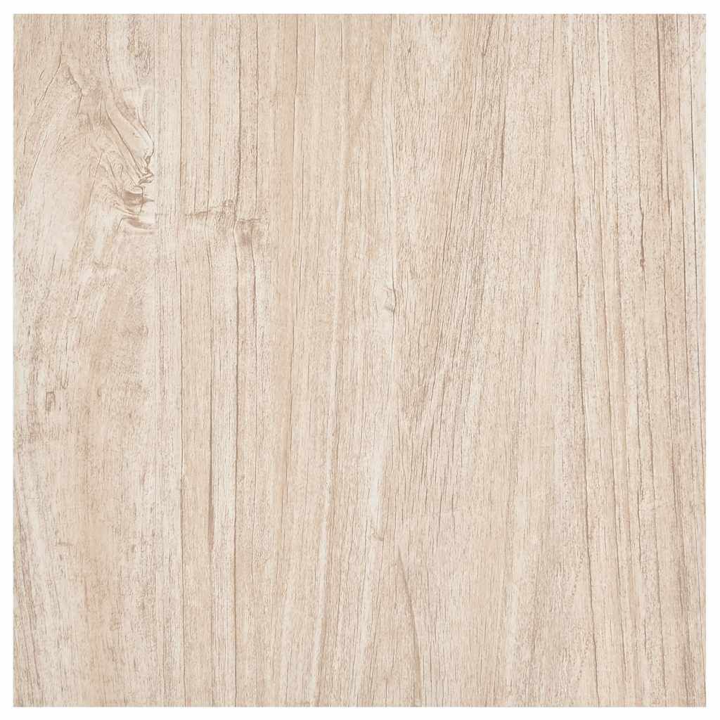 vidaXL Δάπεδο Αυτοκόλλητο Ανοιχτό Καφέ 20 τεμ. 1,86 μ² από PVC