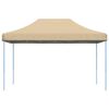 vidaXL Τέντα Εκδηλώσεων Πτυσσόμενη Pop-Up Μπεζ 440x292x315 εκ.