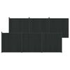 vidaXL &Pi;ά&nu;&epsilon;&lambda; &Phi;&rho;ά&chi;&tau;&eta; 6 &tau;&mu;&chi;. 1055 x 186,5 &epsilon;&kappa; WPC &kappa;&alpha;&iota; &Alpha;&lambda;&omicron;&upsilon;&mu;ί&nu;&iota;&omicron; &Mu;&alpha;ύ&rho;&omicron;