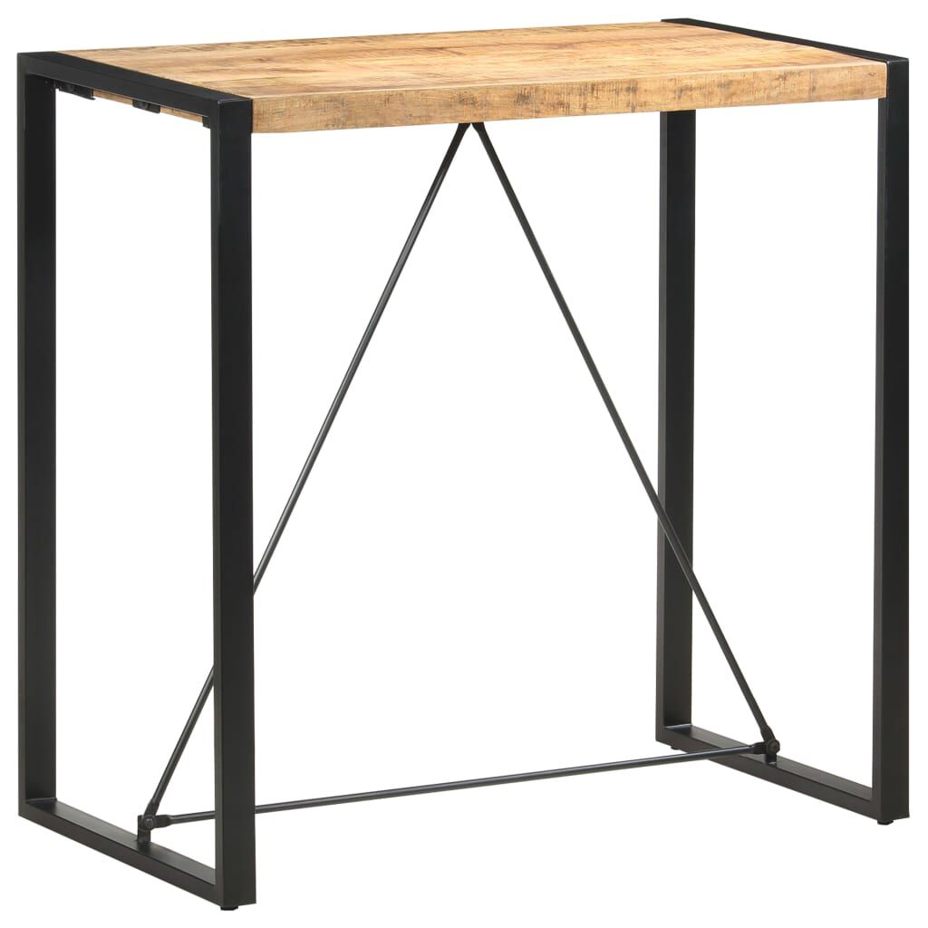 vidaXL Τραπέζι Μπαρ 110 x 60 x 110 εκ. από Μασίφ Ξύλο Μάνγκο
