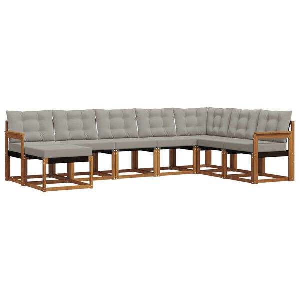 vidaXL &Sigma;&epsilon;&iota;&rho;ά &Kappa;&alpha;&nu;&alpha;&pi;έ &Epsilon;&xi;&omega;&tau;&epsilon;&rho;&iota;&kappa;&omicron;ύ 8 pcs &Phi;&upsilon;&sigma;&iota;&kappa;ό &kappa;&alpha;&iota; &Alpha;&nu;&omicron;&iota;&chi;&tau;ό &Gamma;&kappa;&rho;&iota;