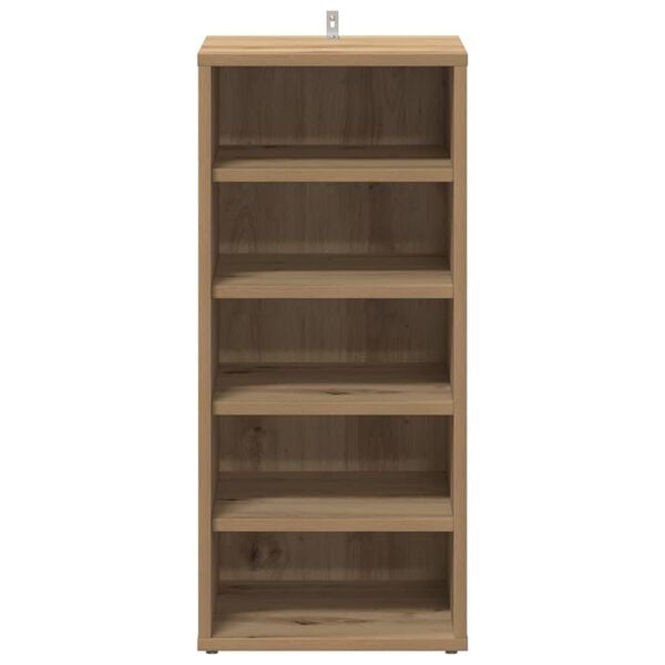 vidaXL Ντουλάπια παπουτσιών 2 τεμ Artisan Oak 32x35x70 cm
