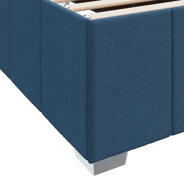 vidaXL Σκελετός Κρεβατιού Μπλε 180 x 200 cm ύφασμα