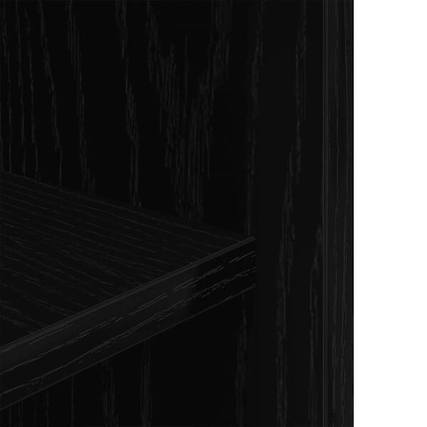 vidaXL Βάση Ενυδρείου Μαύρη Δρυς 75x36x72,5 εκ. από Τεχνητό Ξύλο