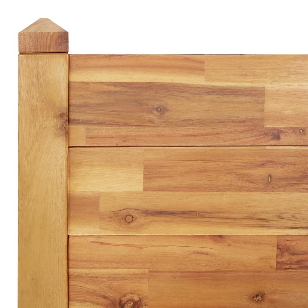 vidaXL Ζαρντινιέρα Υπερυψωμένη 160 x 60 x 44 εκ. Μασίφ Ξύλο Ακακίας