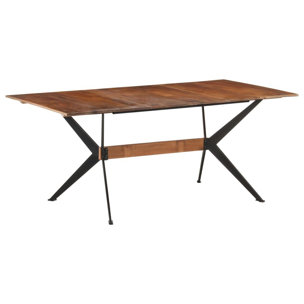 vidaXL Τραπεζαρία 180 x 90 x 76 εκ. από Μασίφ Ξύλο Μάνγκο