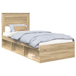 vidaXL &Sigma;&kappa;&epsilon;&lambda;&epsilon;&tau;ό&sigmaf; &Kappa;&rho;&epsilon;&beta;&alpha;&tau;&iota;&omicron;ύ &Delta;&rho;ύ&sigmaf; Sonoma 75 x 190 cm &Sigma;&tau;&epsilon;&rho;&epsilon;ά &xi;&upsilon;&lambda;&epsilon;ί&alpha; &pi;&epsilon;ύ&kappa;&omicron;&upsilon;