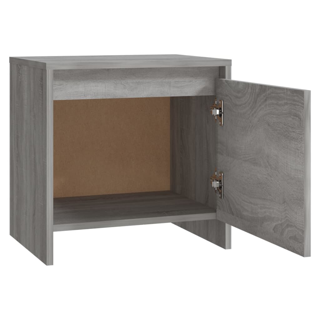vidaXL Κομοδίνο Γκρι Sonoma 45x34x44,5 εκ. από Επεξεργασμένο Ξύλο